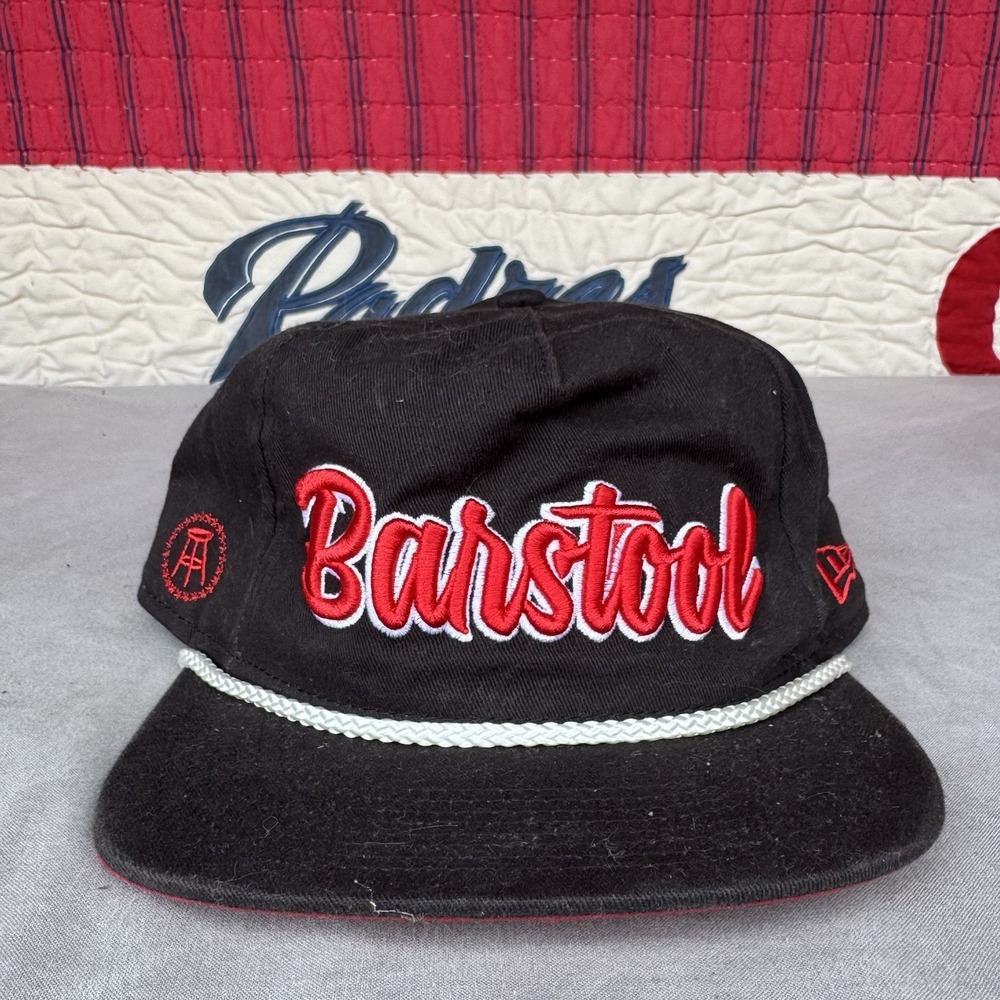 Barstool Sports New‎ Era Embroidered Rope Snapback Navy Blue Hat